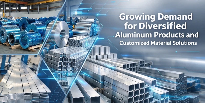 Mondiale trends in de aluminiumindustrie: groeiende vraag naar diverse aluminiumproducten en op maat gemaakte materiaaloplossingen